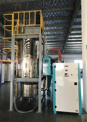 Plastik PET PA PMMA Honeycomb Pengering Hopper Dehumidifying Stainless Steel