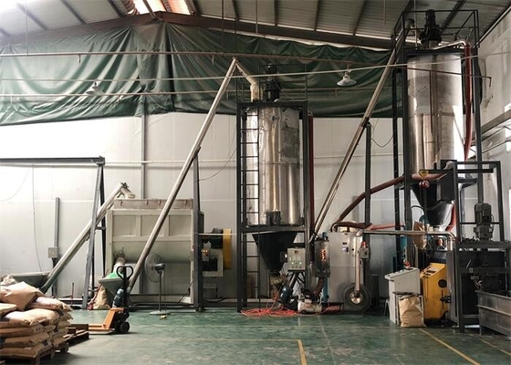 Screw Hopper Feeder Conveyor Untuk Serpihan PET Plastik OSF-16-3