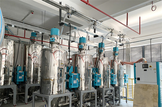 Kapasitas Sistem Makanan Plastik Dengan Remote Control PLC 500-2000 Kg Kapasitas