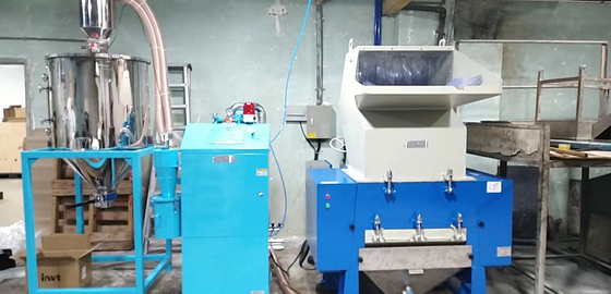 Mesin Granulator Daur Ulang Plastik SKD, Penghancur Plastik Industri 3.75kw