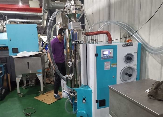 Silo Tangki Penyimpanan Stainless Steel Pelet Plastik Disesuaikan Dengan Kotak Hisap