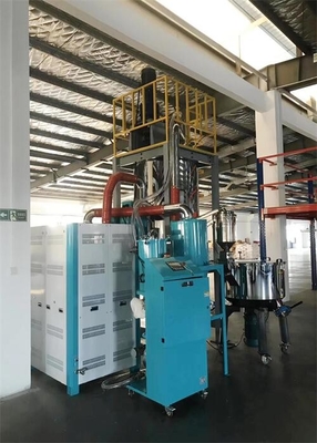 Plastik PET PA PMMA Honeycomb Pengering Hopper Dehumidifying Stainless Steel