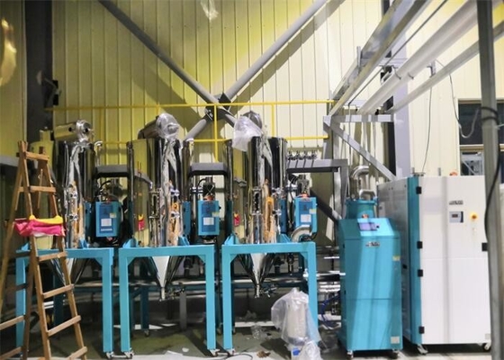 Rotary Wheel Desiccant Dehumidifying Hopper Dryer Untuk PA PET TPU PLA PEEK PC