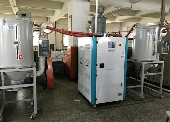 Double Lapisan stainless steel Plastik Granule Pengeringan Hopper Pengering