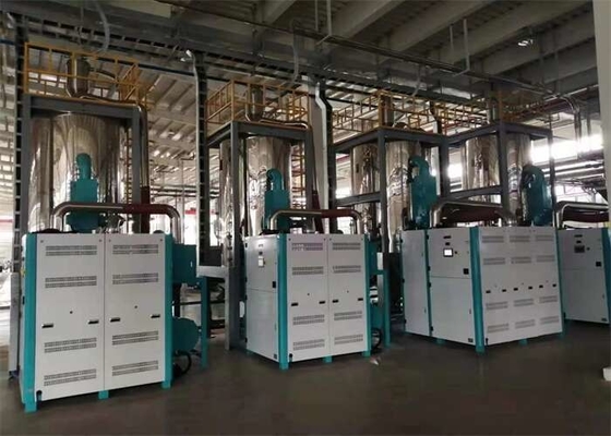 Plastik Resin Desiccant Dehumidifier Industri Honeycomb Wheel Mesin Pengeringan PET