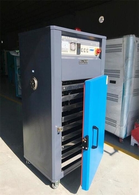 OOD-9 6.4KW Pengeringan Industri Oven Plastik Butiran Resin Kabinet Tray Dryer