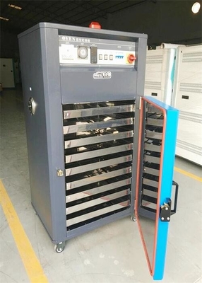 OOD-9 6.4KW Pengeringan Industri Oven Plastik Butiran Resin Kabinet Tray Dryer