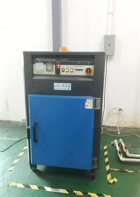 OOD-9 6.4KW Pengeringan Industri Oven Plastik Butiran Resin Kabinet Tray Dryer