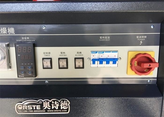 Kabinet Pengering Oven Industri SUS 304 6.4KW Untuk Resin Butiran Plastik