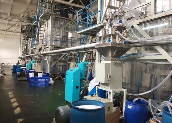 Otomatis 500-2000 Kg Kapasitas Sistem Pemanfaatan Terpusat Untuk Pengeringan Bahan Plastik