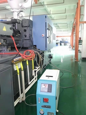 Fleksibel biru dan putih cetakan suhu pengontrol dengan minyak transfer panas dan 1-5 HP daya