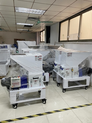 SUS Penghancur Plastik Kecepatan Lambat, Granulator Penggiling Penggiling Plastik 380V