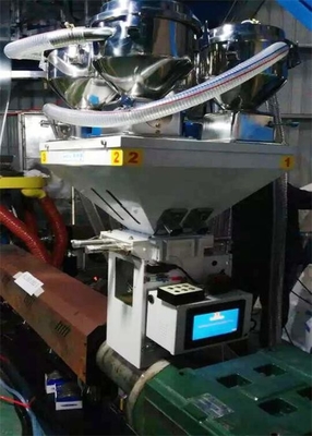 Injeksi Pukulan Ekstrusi Mesin Pencampur Plastik Gravimetric Mixer Blender