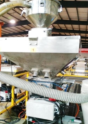 Injeksi Pukulan Ekstrusi Mesin Pencampur Plastik Gravimetric Mixer Blender
