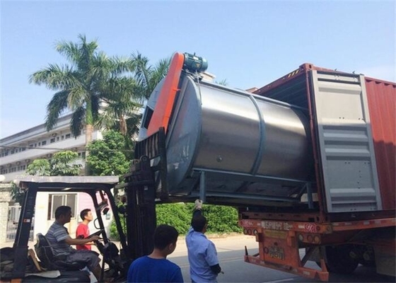 Mesin Pengaduk Butiran Plastik Vertikal Abu-abu Stainless Steel OVM-2000