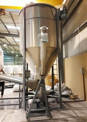Screw Hopper Feeder Conveyor Untuk Serpihan PET Plastik OSF-16-3