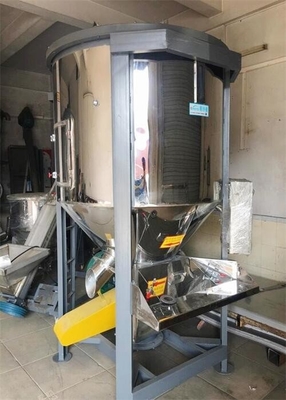 Mesin Pencampur Butiran Plastik Vertikal OVM Blender Stainless Steel