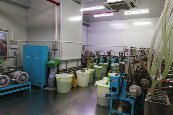 Sistem Pengumpanan Pengeringan Pengeringan Terpusat Stainless Steel Untuk Penanganan Material