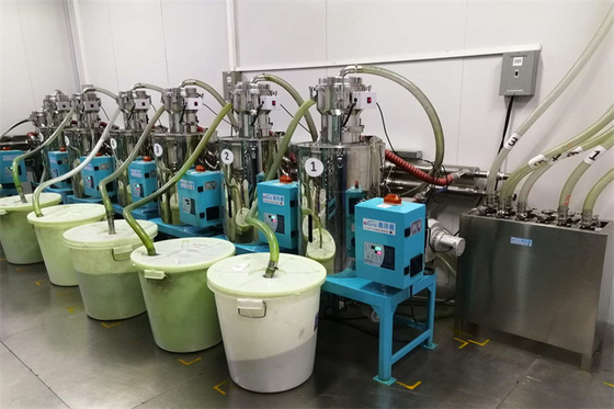 Sistem Pengumpanan Terpusat Pengeringan Stainless Steel Untuk Berbagai Penanganan Material