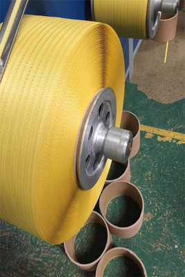 Lini Produksi Tali Pita Pita Plastik Polypropylene PP Menggunakan Bahan Daur Ulang 100%
