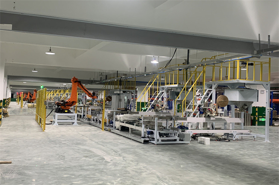 PLC Control Stacking Weighing Packaging Machine Semi Otomatis Untuk Pelet Plastik