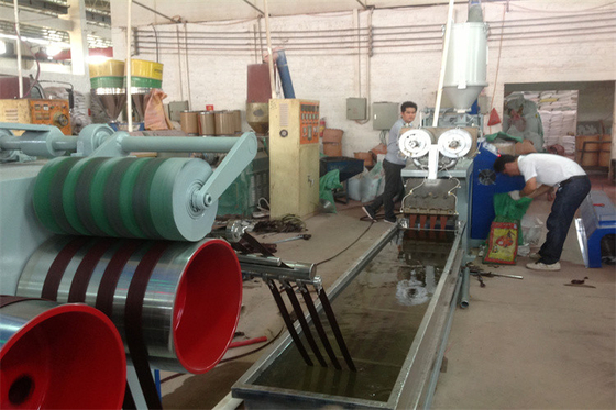 Lini Produksi Tali Plastik PET Intelligent 6 Tapes Belt Making Machine 50HZ