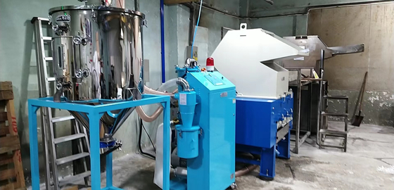 Mesin Granulator Daur Ulang Plastik SKD, Penghancur Plastik Industri 3.75kw