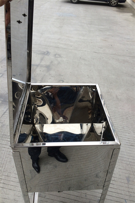 Tangki Penyimpanan Stainless Steel 80L - 1000L Untuk Penyimpanan Pelet Resin Plastik