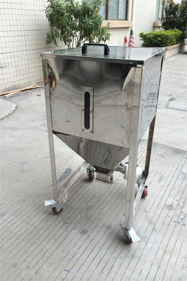 Tangki Penyimpanan Stainless Steel 80L - 1000L Untuk Penyimpanan Pelet Resin Plastik