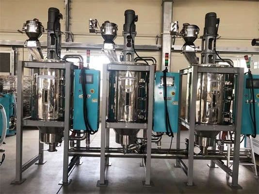 Mesin Pengering Dehumidifikasi Plastik Otomatis 30L/H 45C Suhu Outlet Udara Mesin Pengering Desiccant Lanjutan