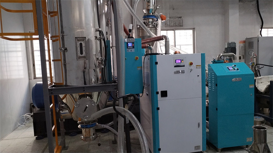 Pengeringan Granula Plastik SS Pengering Udara Untuk Kapasitas Hopper 40-16000L Kapasitas Tinggi