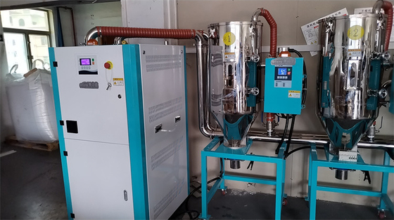 Pengering Hopper Plastik Berkinerja Tinggi Dengan Rentang Kontrol Suhu 50C-180C