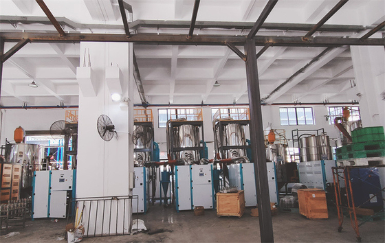 Pengering Desiccant Hopper Stainless Steel Untuk Kontrol Suhu Plastik 50C-180C