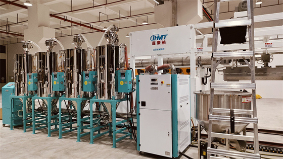 Pengering Desiccant Bahan Hopper yang Disesuaikan Untuk Pengeringan Plastik 4000 L/min
