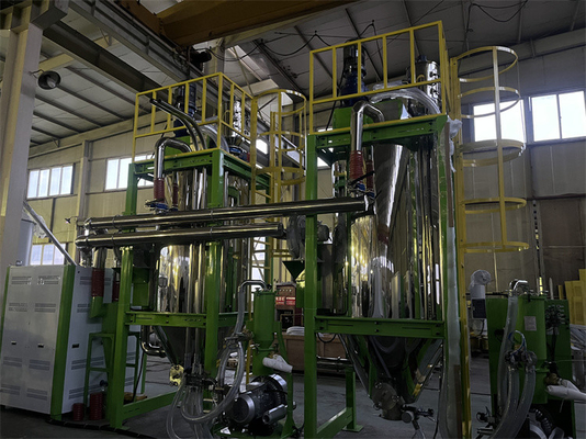 Pengeringan Granula Plastik SS Pengering Udara Untuk Kapasitas Hopper 40-16000L Kapasitas Tinggi