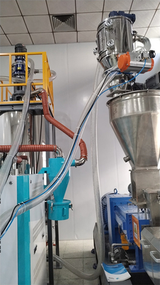 ISO Standar Dehumidifying Hopper Dryer Kapasitas 40-16000L 4-40 Kw Daya Panas