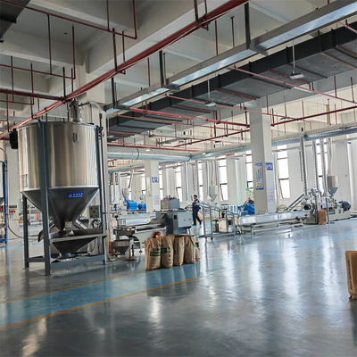Mesin pencampur plastik tipe sekrup motor 380 V 3 fase