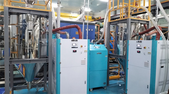 Sistem Pengeringan Hopper Disesuaikan Pengering Plastik Pengering Pengering Pengering Perlindungan Overheat