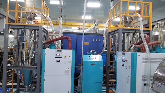 Pengering hopper dehumidifying stainless steel dengan kapasitas 40-16000L